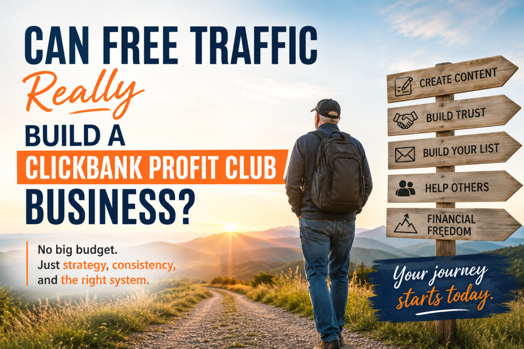 Can Free Traffic Really Build a ClickBank Profit Club Business?