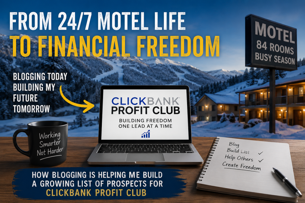 How Blogging Is Helping Me Build a Growing List of Prospects for My ClickBank Profit Club