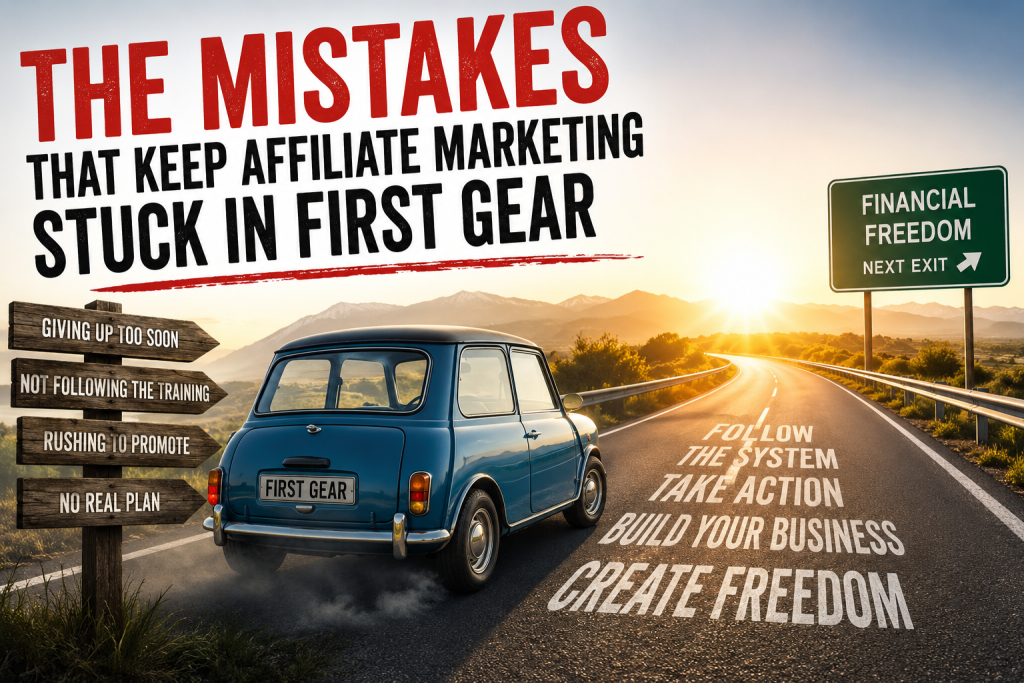 The Mistakes That Keep Affiliate Marketers Stuck in First Gear.