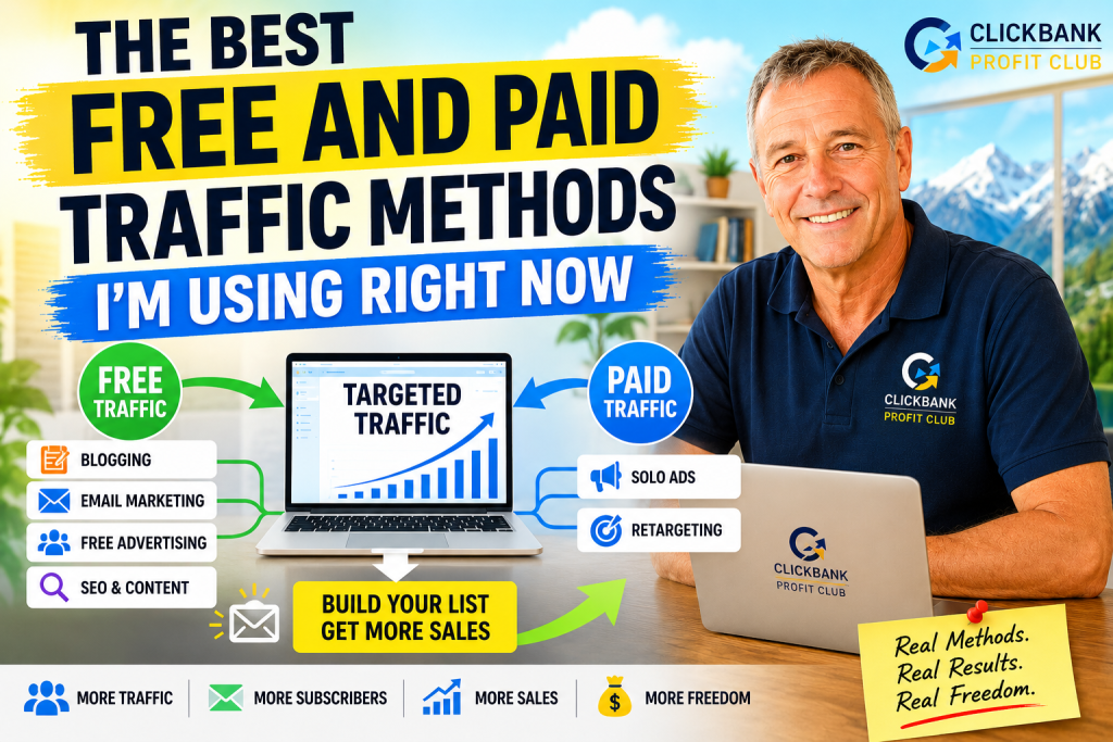 The Best Free and Paid Traffic Methods I’m Using Right Now