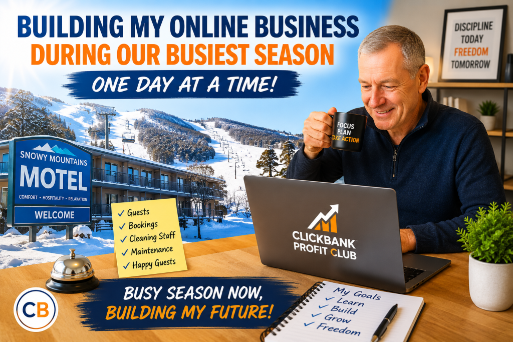Building My ClickBank Profit Club Business During Our Busiest Time of Year