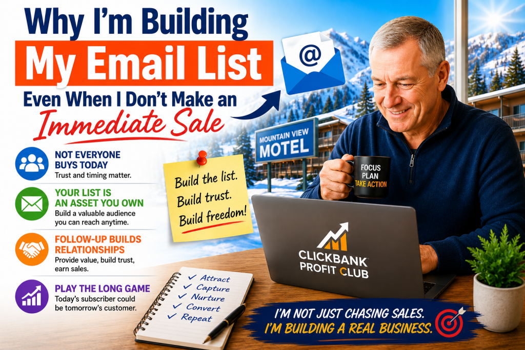 Why I’m Building My Email List Even When I Don’t Make an Immediate Sale