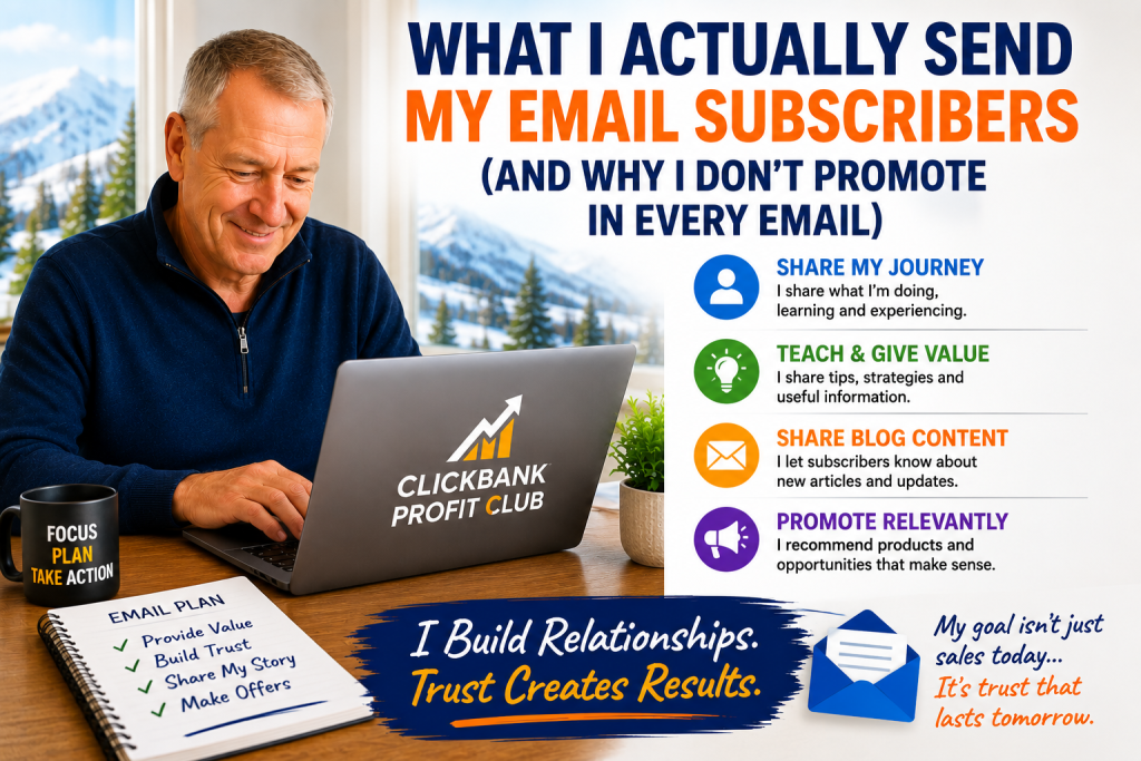 What I Actually Send My Email Subscribers (And Why I Don’t Promote in Every Email)