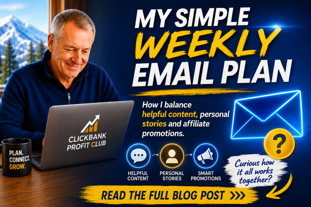 My Simple Weekly Email Plan: