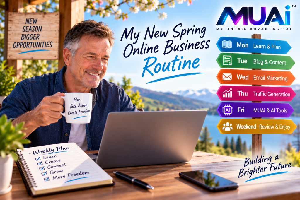 My New Spring Online Business Routine: How I’ll Use My Extra Time Each Week